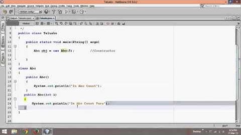 Constructor Example in Java Constructor Overloading