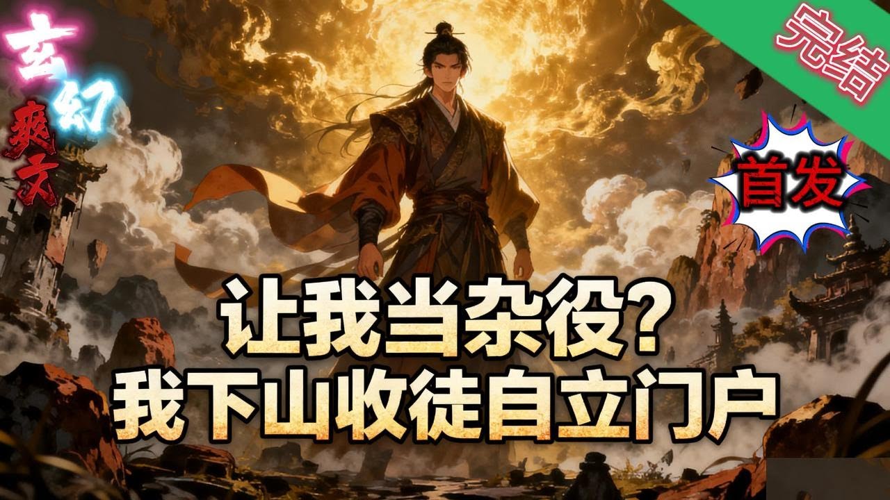 【首发完结】《让我当杂役？我下山收徒自立门户 》陆沉穿越修仙界，成为青云宗长老。一次带队历练遇险，为保全宗门弟子性命，不幸重伤修为尽失。 #爽文#小說