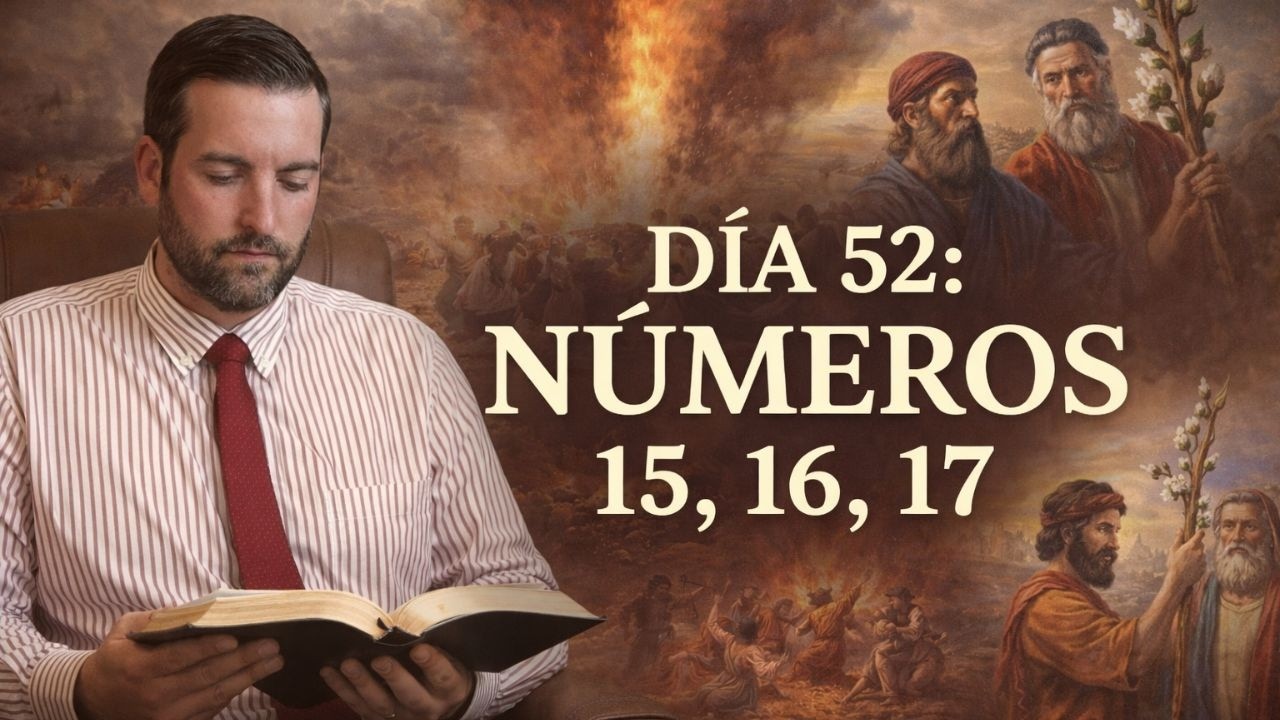 DÍA 52 - Números 15,16,17 / La Biblia en 1 Año / Juan Manuel Vaz