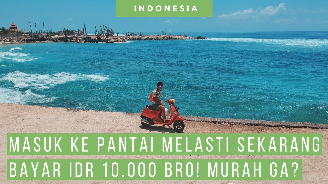 Pantai Melasti Bali Sekarang Sudah Tidak Gratis Lagi