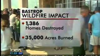 Wildfire in Bastrop State Park