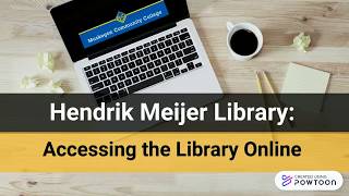 Using MCC's Library Online