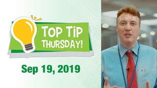 TopTipThursday - Sep 19 | Focus less on teaching and more on student learning by Dr. David Thomson