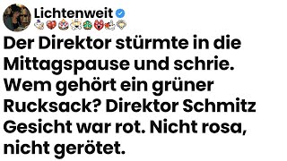 Download Lagu [Ganze Folge] Der Direktor stürmte in die Mittagspause und schrie. Wem gehört ein grüner Rucksack? MP3