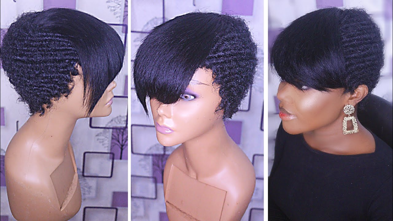 How To Make Straw Curl Wig Using Expression Multi Crochet Straw Curl Wig With Side Fringe