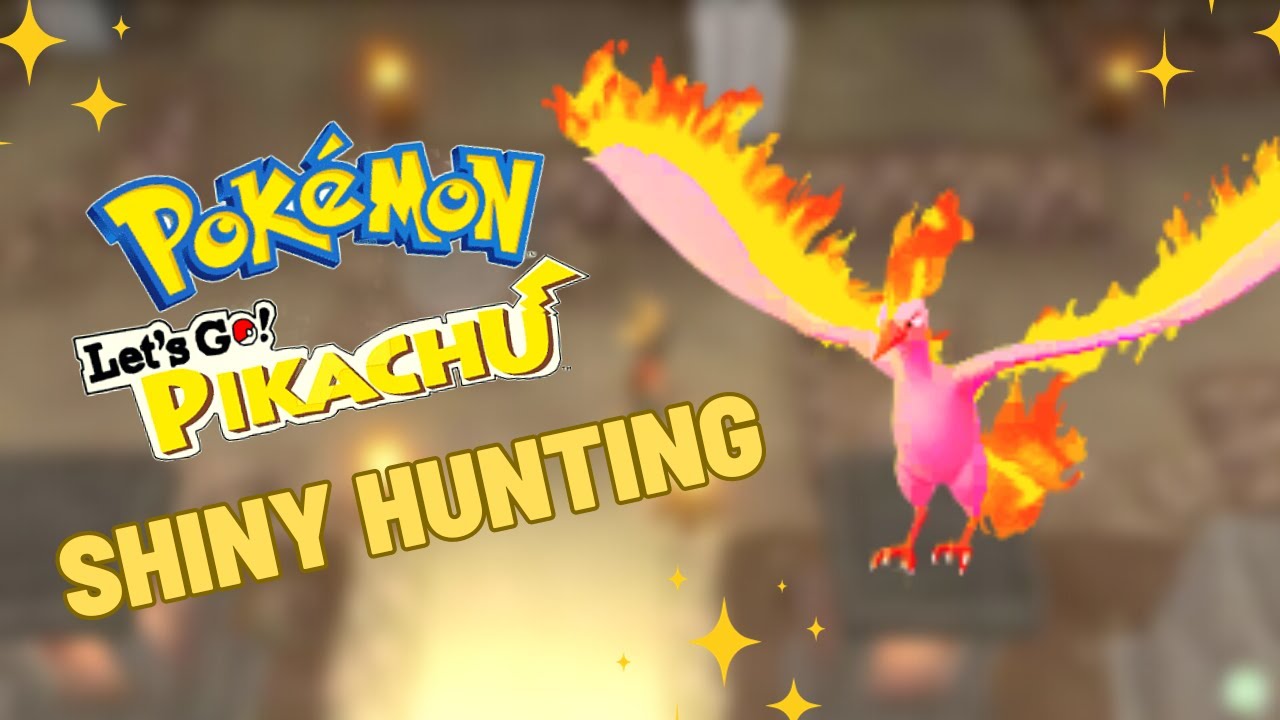 Shiny Hunting MOLTRESS in Pokemon Let's Go Pikachu✨(Day 1) 😍  #letsgopikachu #shinypokemon 