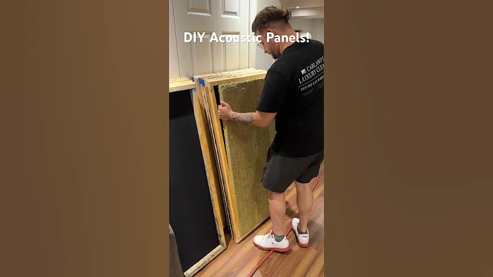 Easy DIY Acoustic Panels! How To! #diy #music #studio