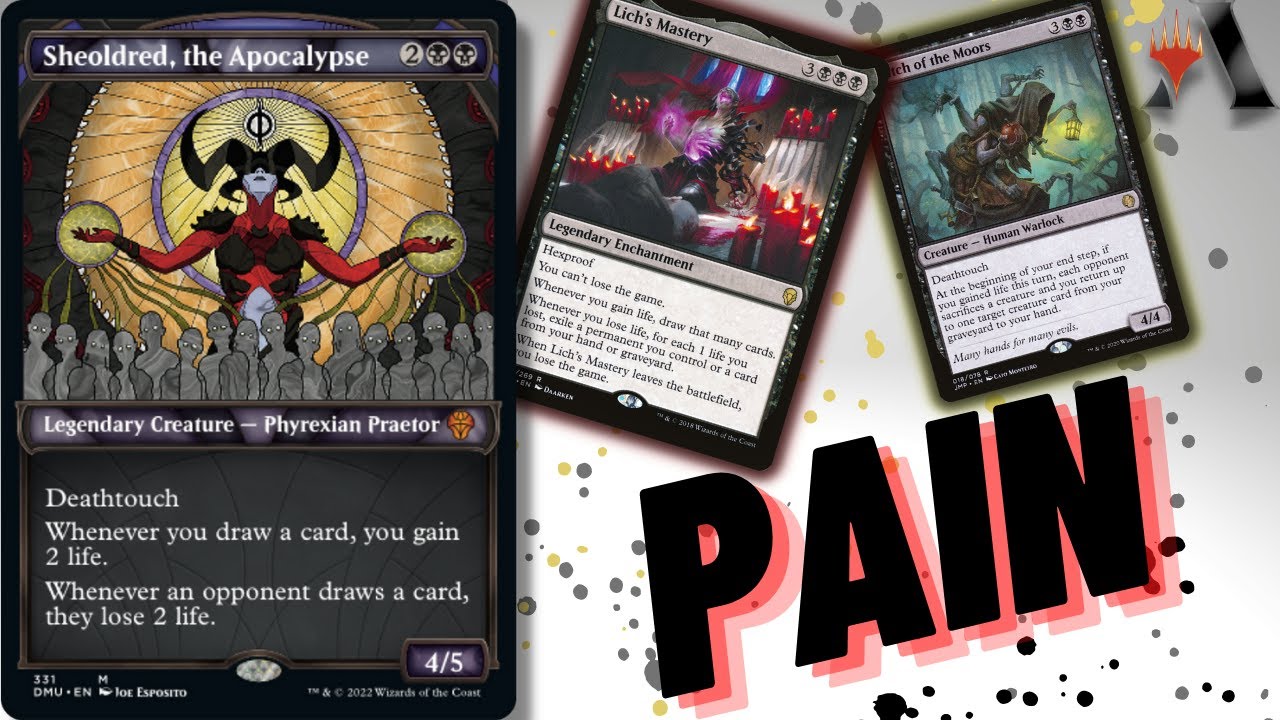 Sheoldred Foil Sheoldred, The Apocalypse Commander Deck MTG Custom Built For Forced Card Draw & Drain Mtg Sliver Deck Sheoldred Foil Sheoldred, The Apocalypse Commander Deck MTG Custom Built For Forced Card Draw & Drain Mtg Sliver Deck