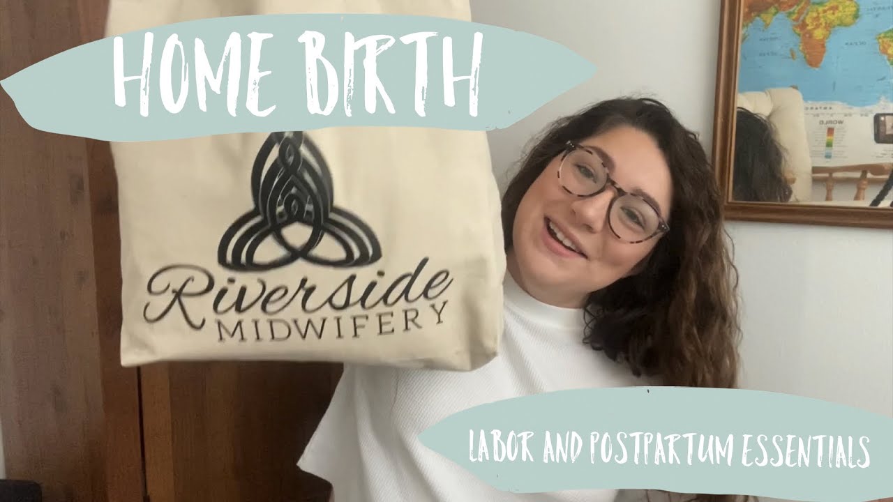 HOME BIRTH SUPPLY CHECKLIST | First time mom gathers labor & postpartum must-haves