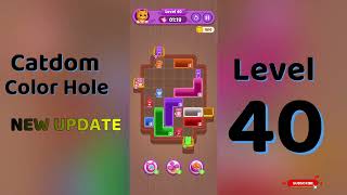 Catdom Level 40 | Color Hole 🐱🕳️ | Mini Boss