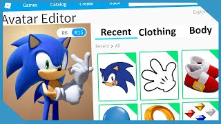 Becoming Sonic The Hedgehog In Roblox Youtube - sonic head roblox