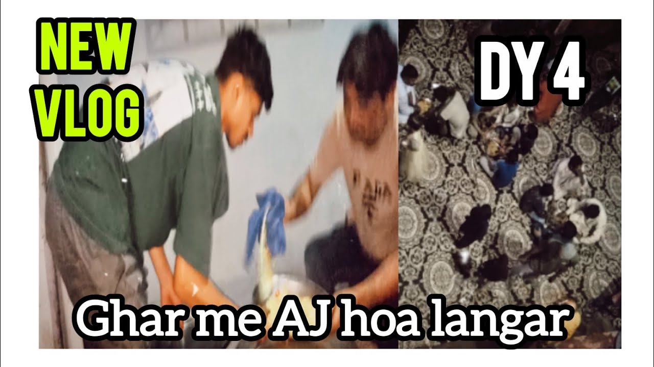 Ghar me AJ hoa langar mashallah 💗 | @officialKhizar | new vlog