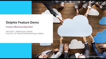 How to Use the Delphix Masking Algorithm SDK