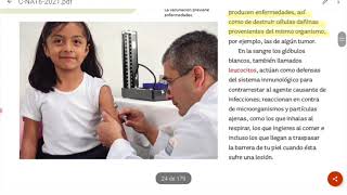 LIBRO DE CIENCIAS NATURALES SEXTO GRADO PÁGS 22 A 26/EL SISTEMA INMUNOLÓGICO #sextogrado #primaria