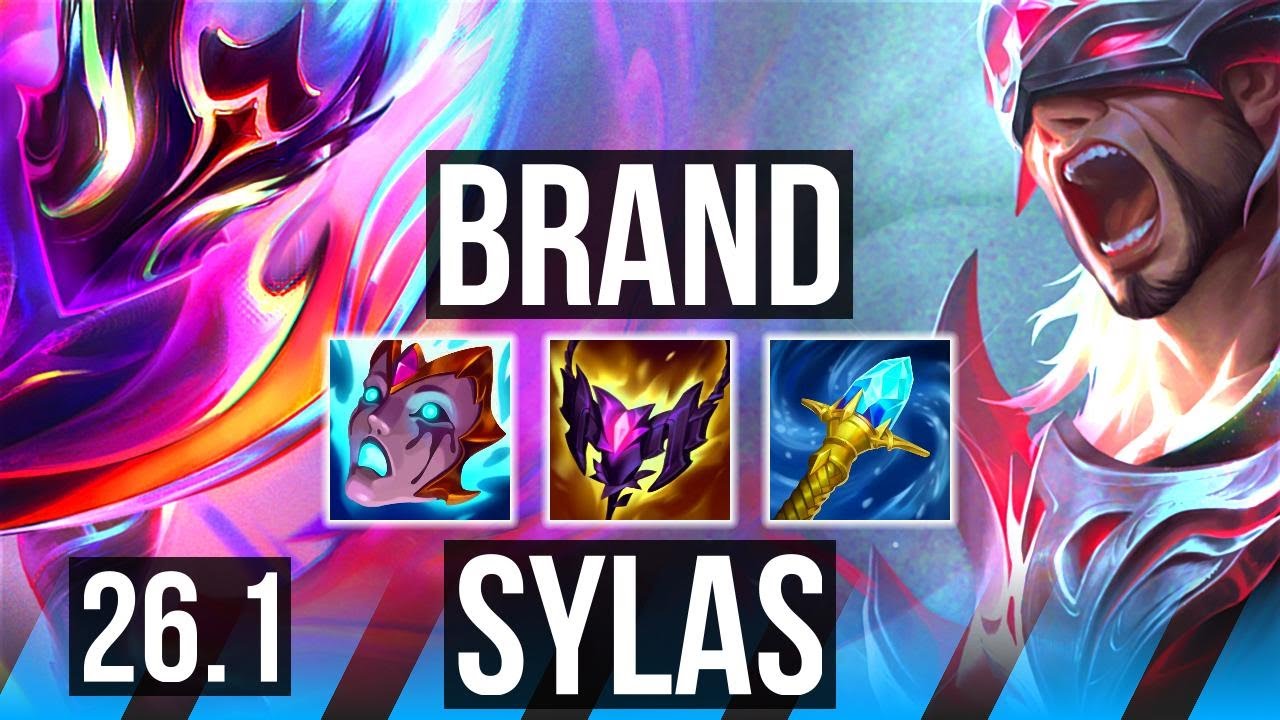 BRAND vs SYLAS (MID) | 51K damage | KR Diamond | 26.1
