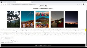 TUGAS MANDIRI - BASIC WEBSITE WITH HTML #ILO #ClevioCoderCamp #ACP #DigitalDevelopment