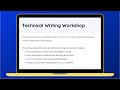 Learn technical writing and build your technical writing portfolio 