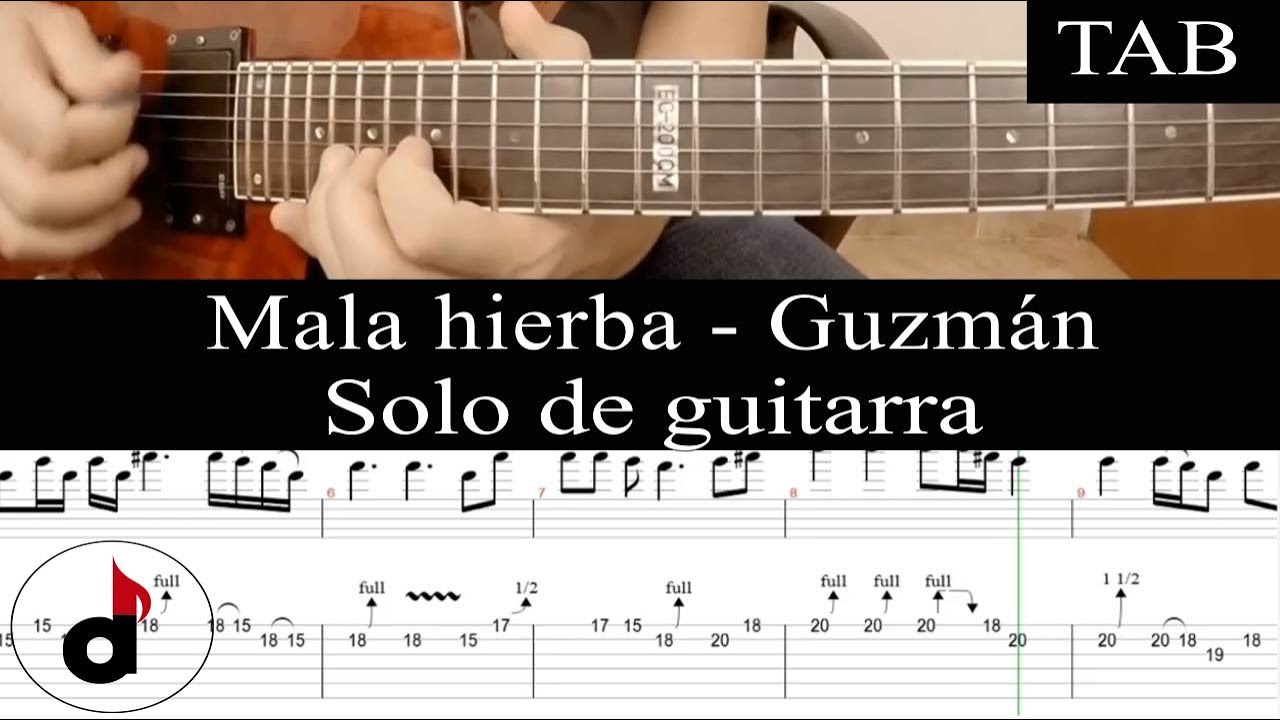 MALA HIERBA: Acordes y Letra para Guitarra, Ukulele, Bajo y Piano  (Alejandra Guzmán)