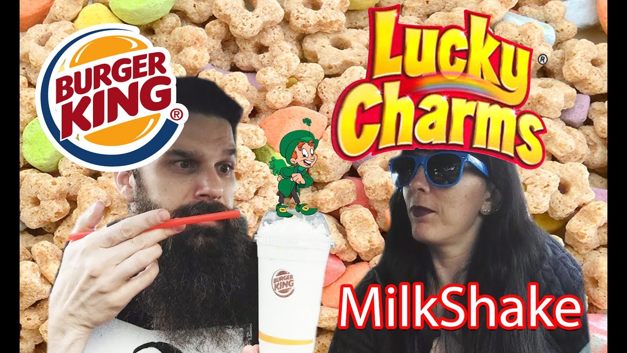 Burger King Lucky Charms Shake Review YouTube