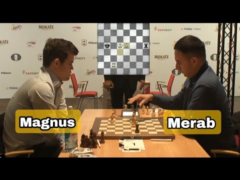 _Champ in Action_ Magnus Carlsen - Merab Gagunashvili __ Fide Open World  Rapid Chess 2021 Warsaw - video Dailymotion