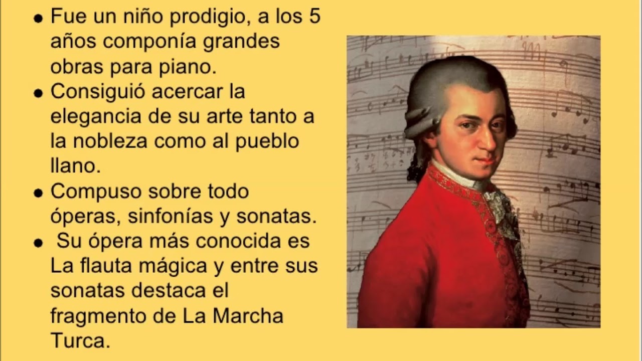 HISTORIA DE LOS GRANDES MÚSICOS.MOZART - YouTube