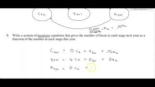Modeling with Eigenvalue Dominance - 3 Stage Example