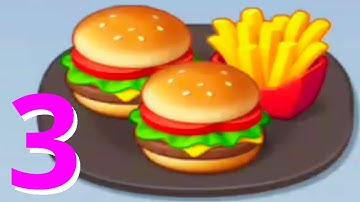 🍔 Food Sort: Puzzle Game 🍟 GAMEPLAY Part 3 Levels 18-22 (Android, iOS)