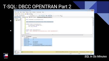 TSQL: DBCC OPENTRAN Part 2