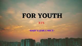 BTS - FOR YOUTH LYRICS