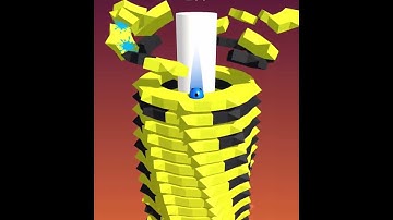 Stack Ball 3D Level 206 Gameplay (iOS,Andriod) #shorts