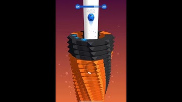 Stack Ball 3D Level 206 Gameplay (iOS,Andriod) #shorts