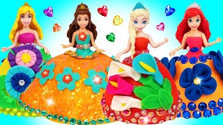 Disney Princess Dolls - Making New Dresses out of Clay