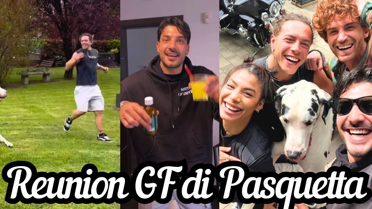 Reunion GF di Pasquetta: LORENZO SPOLVERATO e MICHAEL CASTORINO vanno da GIGLIO e YULIA BRUSCHI ❤️