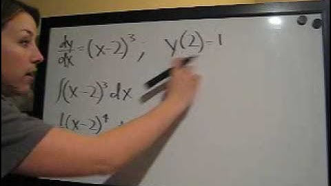 Initial Value Problem Example 2 (KristaKingMath)