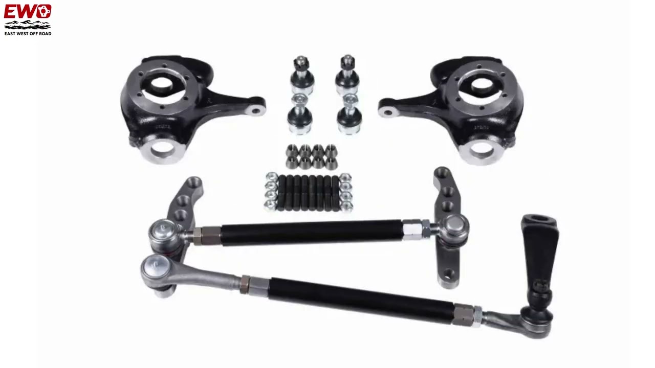 EWO Complete Dana 44 / Chevy 10 Bolt High Steer Crossover Kit with Knuckles – Made in USA