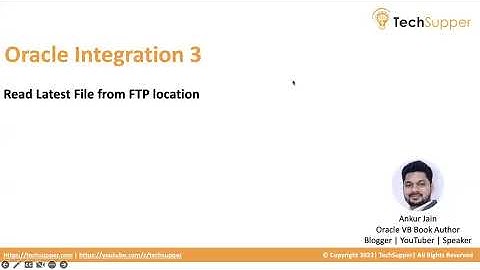 Read Latest File from FTP location in Oracle Integration