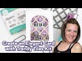 Foiling Fun: Creating an Elegant Card with TE's Trendy Tiles Kit | @MindyEggenDesign