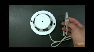 700TVL Smoke Detector Hidden Camera Unboxing - CV-LXSMOKE