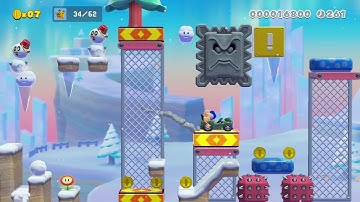 full automatic pokey level by unäD 🍄 Super Mario Maker 2 #akt