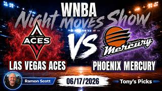 Aces vs. Mercury WNBA Betting Odds & Picks, 6/17/26 | Night Moves Show