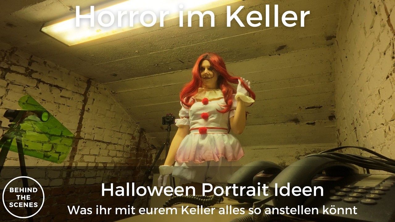 Ideen für Halloween wir machen in  einem alten Zechenkeller ein einzigartiges Halloweenshooting