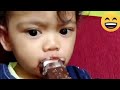 Makan Es Krim Cokelat Sampai Comong Se-Muka! 😂🍦 #shorts