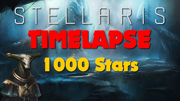 STELLARIS: 1000 Spiral Stars - Timelapse