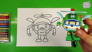 How to Draw Robocar Helly Robocar Poli screenshot 4