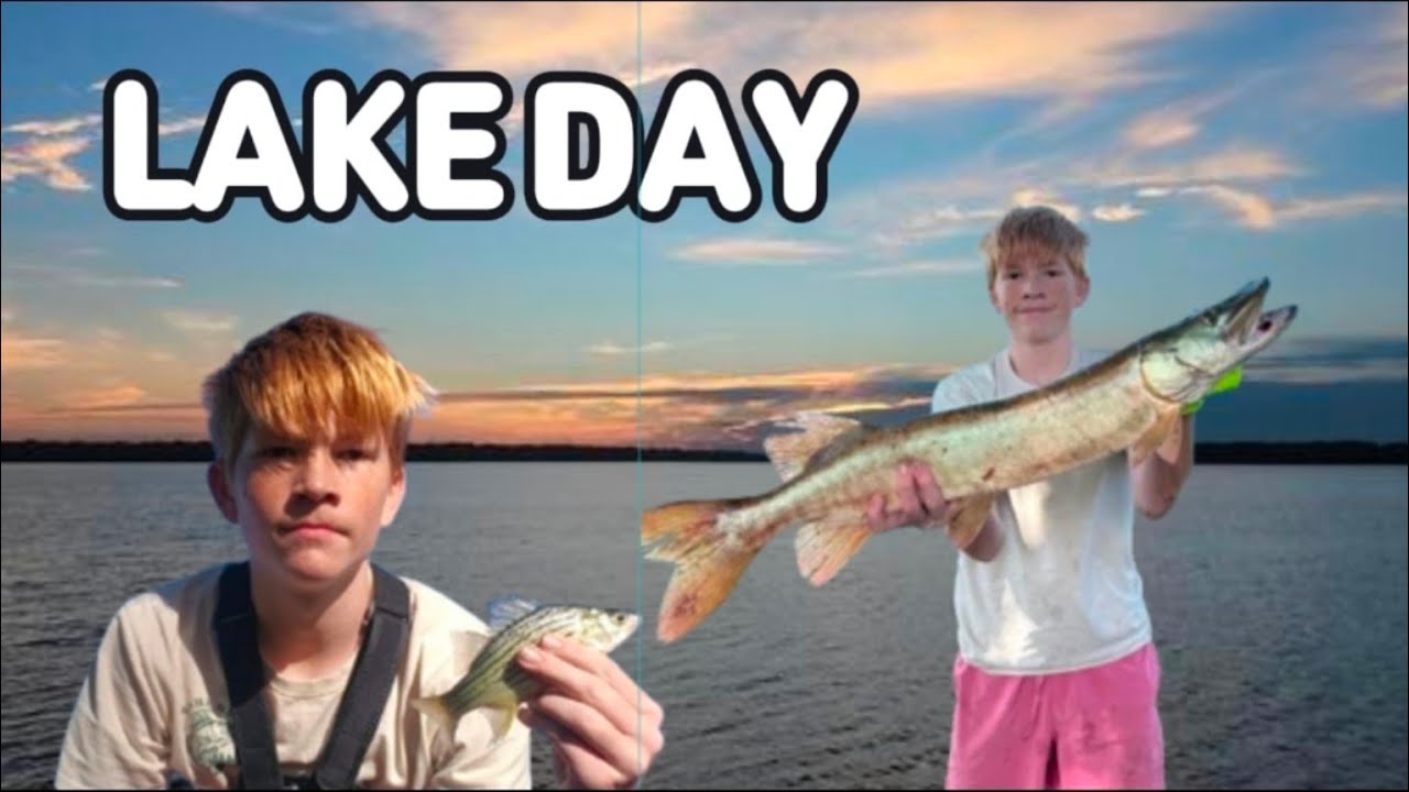 LAKE DAY! Musky and Bass Fishing