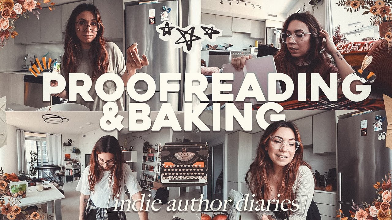 ✨indie author vlog📚 (finish my debut novel proofread + bake macarons with me)