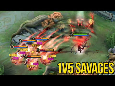 TOP 10 BEST 1v5  MOBILE LEGENDS SAVAGE OF 2024!