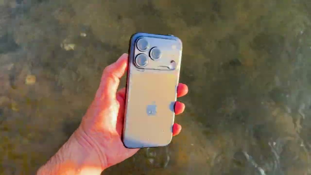 IPhone 17pro Max water test 