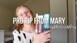 Pro Tip From Mary // MaryPlethoraVlogs