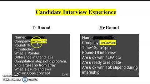 Hexaware Interview Experience | Hexaware 2022 Batch | Selected Candidate interview | Prep Ninja